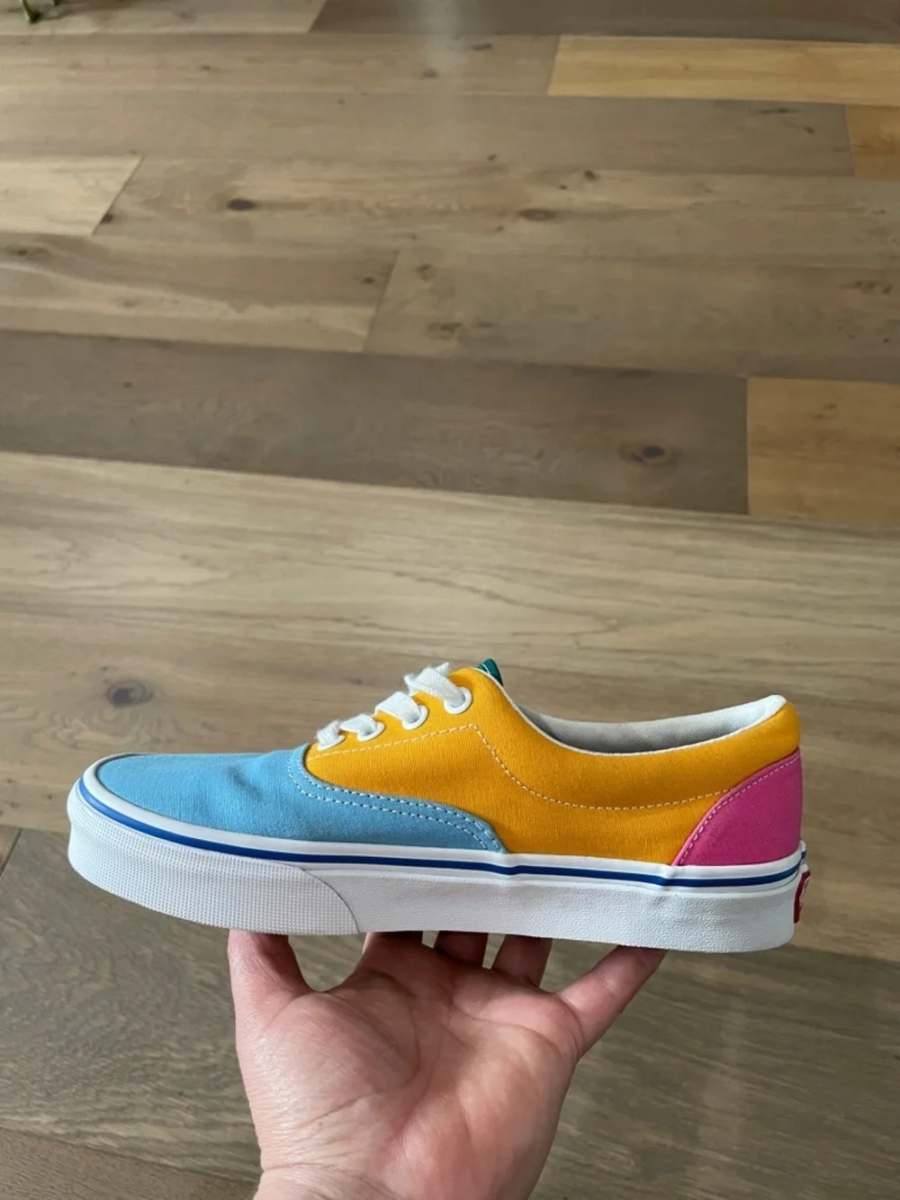 Vans Era Canvas 'Colorblock' Sneakers Women’s Size 7 Men’s Size 5.5